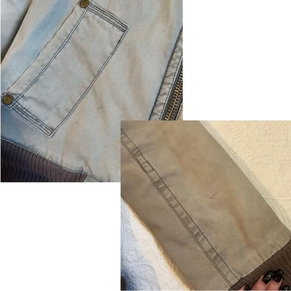 Aeropostale Men's Tan and Brown Jacket